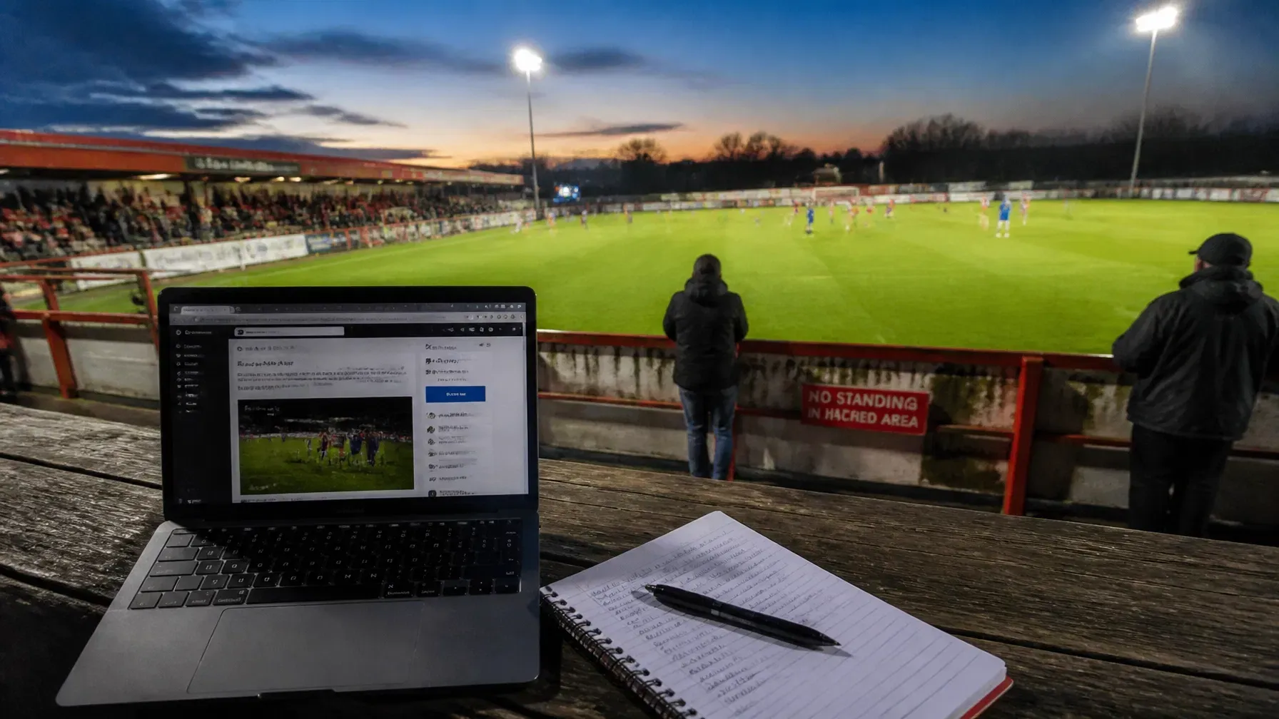 Supporters and matchday notes from the terrace